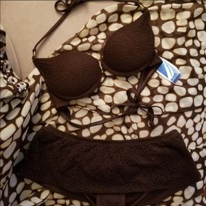 Brown Nude Swimsuit (NWT)